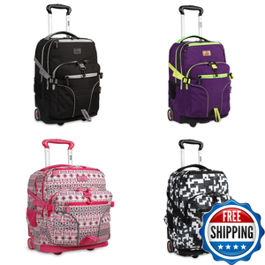 rolling book carrier