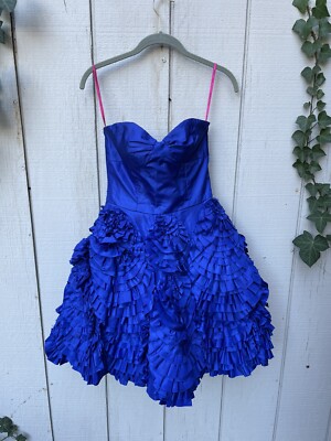 blue betsey johnson dress Betsey Johnson | Dresses | Adorable Bright Blue Betsey Johnson Short Dress