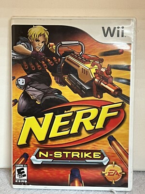 Nerf N Strike Nintendo Wii EA/Hasbro Rated 10+ US Made