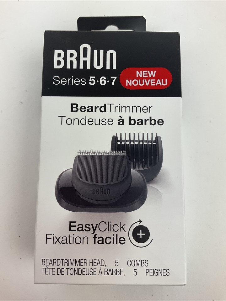 Braun EasyClick Stubble Beard Trimmer Attachment for Series 5, 6 and 7