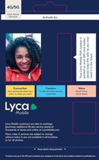 USA prepaid sim card Lyca Mobile 50 month att network