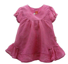 Marèse robe fuschia manche courte avec culotte assortie bébé fille 6 mois