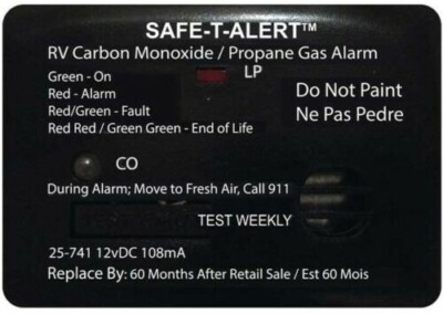 #ad #ad MTI Industry 25 741 BL Safe T Alert Carbon Monoxide Propane Leak Detector $74.99