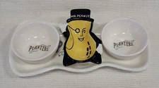 Planters Peanut Mr. Peanut 3 piece serving set collectable nostalgia candy & nut