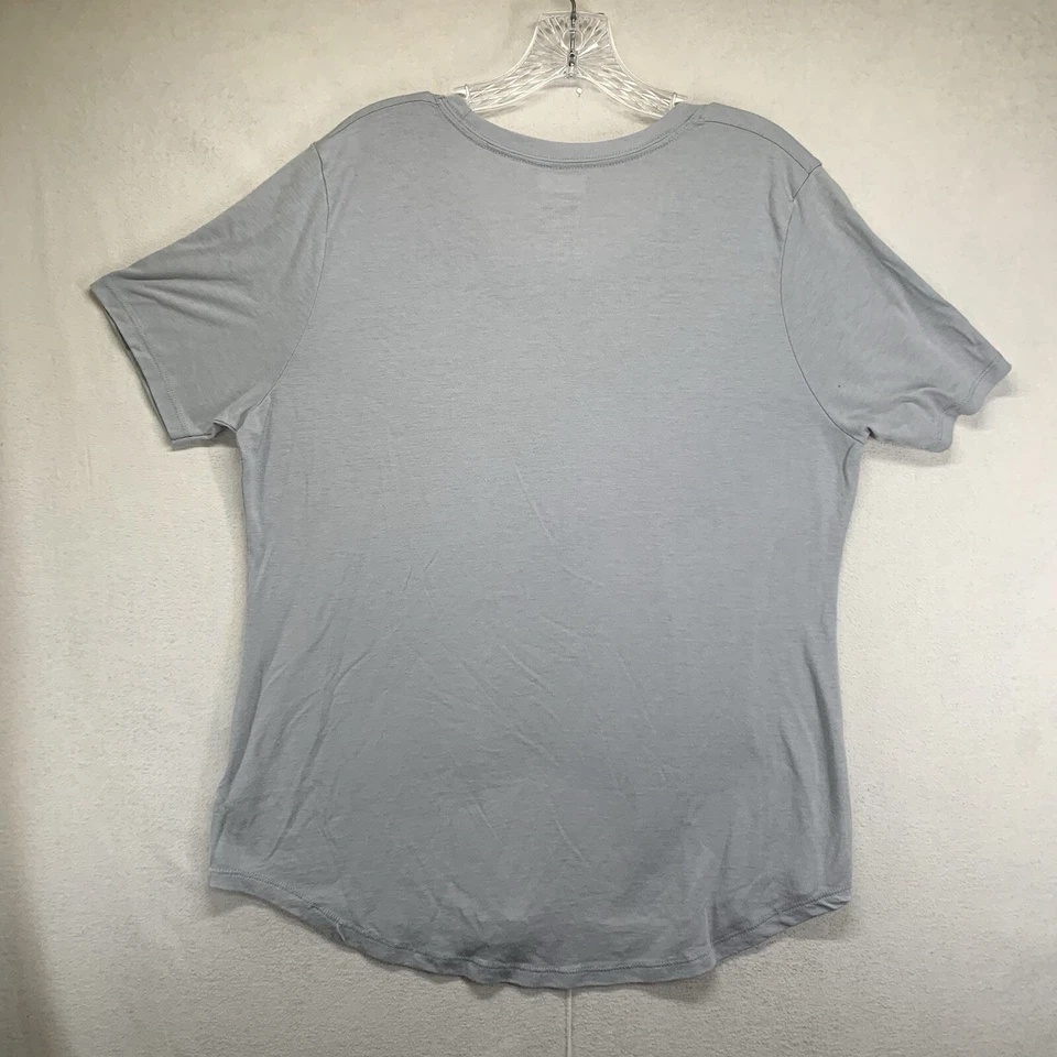 Женская футболка 1X 16W большой передний лев графический цветочный украшенный легкий - Изображение 3 из 4