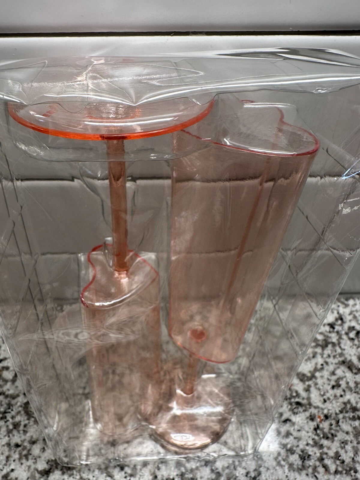 FATS SHIPPING Target Valentine's Day Pink Heart Shaped Champagne