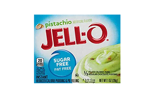 Jell-O Pistachio SUGAR FREE Pudding & Pie Filling Mix (6 Pack) 1 oz Boxes - 第 1/1 張圖片