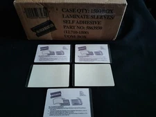 VINTAGE Blockbuster Video Membership Card Laminate Sleeve lot of 5 RARE rental