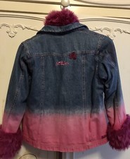 Pampolina JACKE WINTER MÄDCHEN GR.128 Winterjacke Oilily Pink Blaue wie NEU!