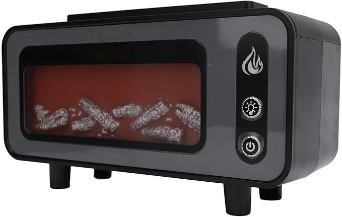 DIFFUSORE PER ESSENZE AROMI E OLI ESSENZIALI EFFETTO FIAMMA CAMINO UMIDIFICATORE - Immagine 2 di 4