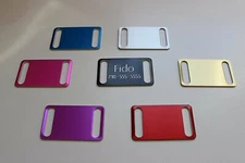 PET TAGS SLIDER ID DOG TAG PET ID PERSONALIZED DIAMOND ENGRAVED CUSTOM TAG