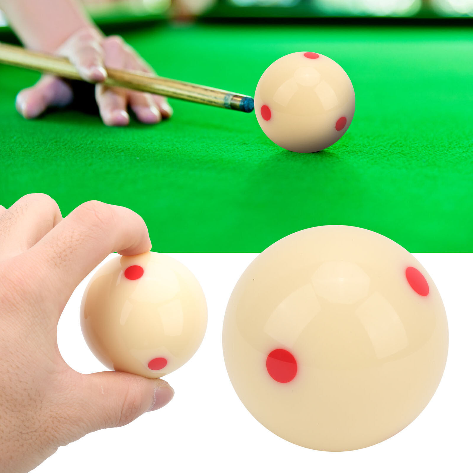 Standard 52.5mm Resin Billiard Ball - Professional Snooker Training Practice Ball