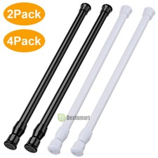 Adjustable Tension Curtain Rods 15"-44" inches Many Colors and Sizes Available