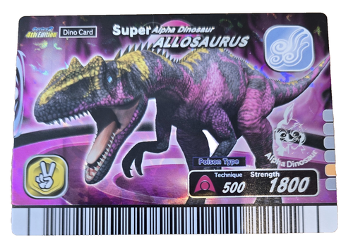 Dinosaur King Arcade Cards X3 - Super Alpha Dinosaur Set - Ultra Rare - Picture 2 of 10