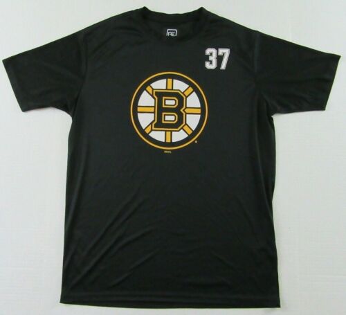 Pro Edge BOSTON BRUINS Patrice BERGERON #37 T-Shirt schwarz Polyester SS Größe L - Bild 1 von 7