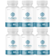 Purdentix Oral Probiotic Support Healthy Teeth and Gums Pur Dentix - 6 Bottles