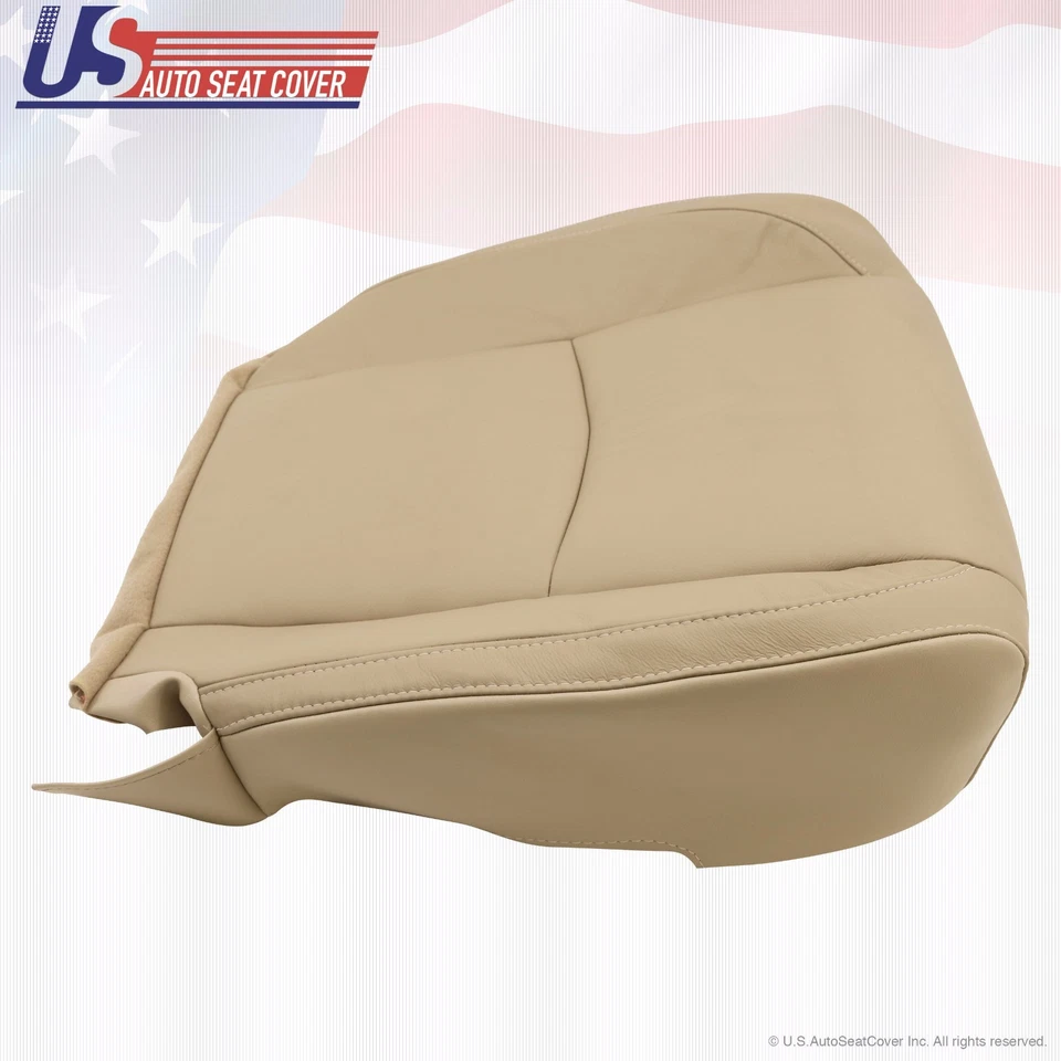 Se adapta a Lexus RX 330 RX 350 RX400 2004 A 2009 parte inferior del conductor cubierta de asiento de cuero tostado Foto 4 de 4