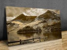 Lake District UK ,Lake Reflections mounted canvas print ready to hang