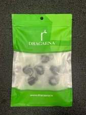 dracaena.io 6 Pack G1/4" Thread to 14mm Outer Diameter, Hard Tubing Compressi