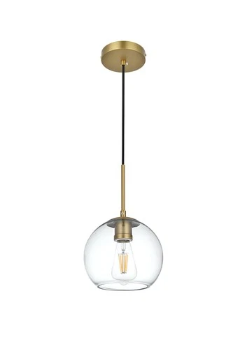 Elegant Lighting LD2206 Baxter 8"W Mini Pendant - Gold - Picture 4 of 9
