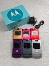 Unlocked Motorola RAZR V3 flip Phone Working well