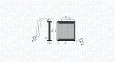 MAGNETI MARELLI Wärmetauscher Innenraumheizung 350218458000 für VW TRANSPORTER