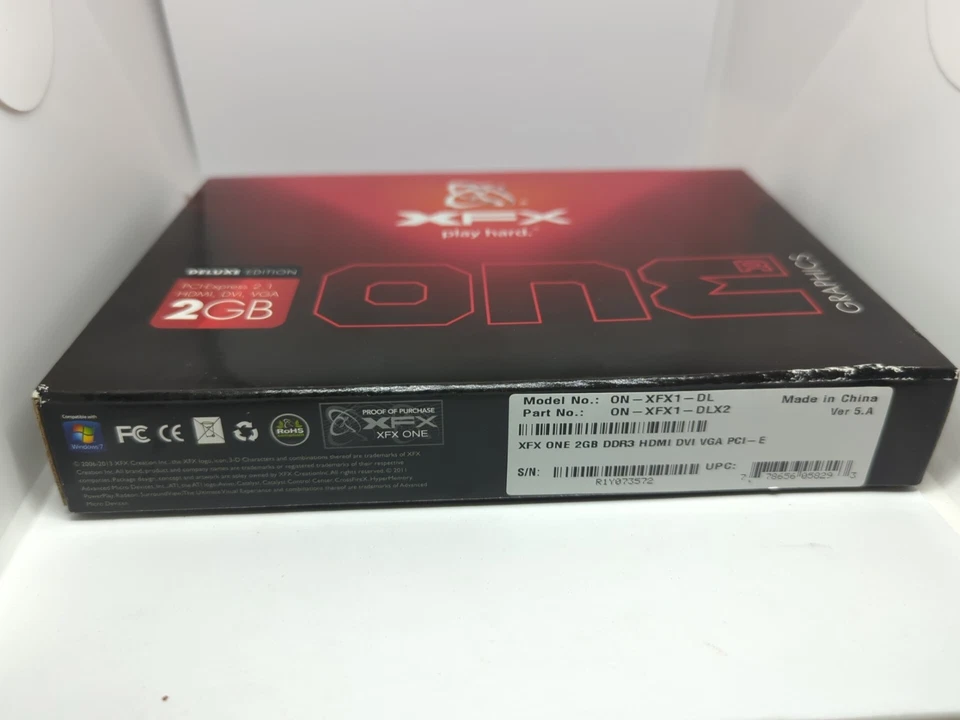 XFX ONE 2GB DDR3 ATI RADEON HD 5450 ON-XFX1-DL ON-XFX1-DLX2 V1.0 VIDEO CARD - Image 4 of 4