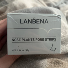 LANBENA Nose Plants Pore Strips 50g for Nose Blackheads & Clogged Pores Removal