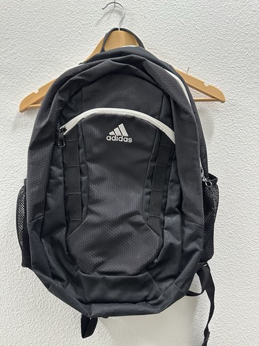 Adidas Black Backpack School Load Spring Straps GUC Lots Of Pockets | eBay