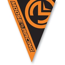 Moose Offroad Pennant Flags - Orange/Black 9904-0386