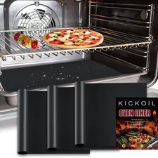 Oven Liners Nonstick Mat For Bottom Heavy Duty Reusable Protector 16x20 3 PCS