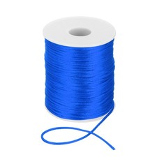 2mm x 110 Yard Nylon Satin String Cord Beading Knotting Cord Blue