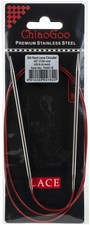 ChiaoGoo Red Lace Stainless Circular Knitting Needles 40"-Size 6/4mm