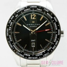 Hamilton Broadway GMT Limited Automatik Uhr SS Schwarz