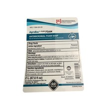 SCJ AGB2LT AgroBac Antimicrobial Pure Foam Hand Wash, 4 - 2L Refills, New  0.74 per fl oz