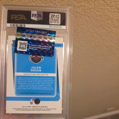 2021-22 Panini Donruss Optic - Rated Rookie Jalen Green #159