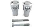 3 inch Solid Billet Riser Set Chrome for Harley Davidson