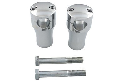 3 inch Solid Billet Riser Set Chrome for Harley-Davidson