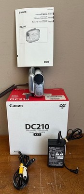 Canon DC210A DVD 35x Optical Zoom 1000x Digital Zoom Video Handycam Camcorder