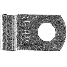 2pc STA-KON by ABB (FORMERLY T&B) G971 Non-InsulatedTubularRingTerm., 1.59"