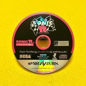 Sonic R Sega Saturn SS Game Japan JP with Case Manual Post card