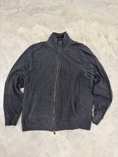 Vintage Polo Ralph Lauren Grey Track Full Zip Up Jacket Mens Size Medium