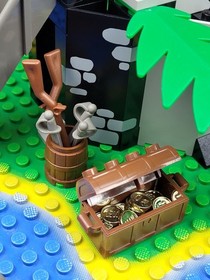 LEGO Pirates (6270) Forbidden Island Complete Set *Missing Instructions and Box*