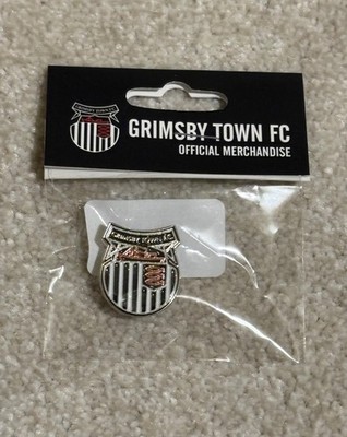 Grimsby Town FC Official Merchandise Crest Pin Badge - Butterfly Pin