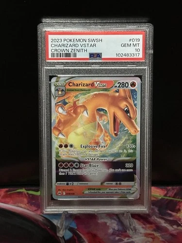 2023 Pokemon SWSH Crown Zenith Charizard VSTAR #019/159 PSA 10 Gem Mint