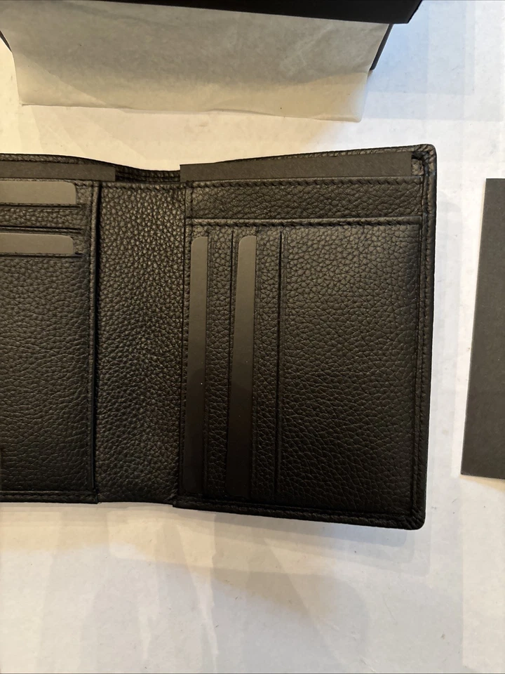 🌲 Billetera Voyager Porsche Design cuero negro 11 y estuche para llaves Pepita gratis Foto 4 de 4