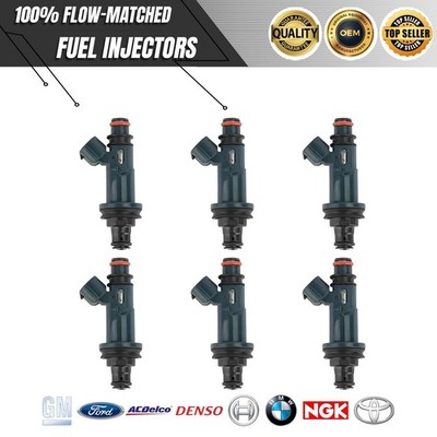 OEM 6x New Denso Fuel Injectors Fits 97-04 Lexus RX300 Toyota Avalon Sienna 3.0L