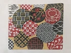 18-Mesh Mono ASIAN CIRCLES Handpainted Needlepoint Canvas 2530 by Mindy MNF
