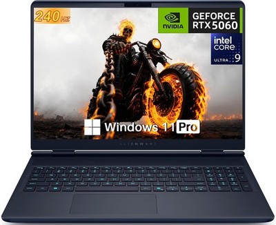 DELL Alienware 16X Aurora 16'' 2.5K 240Hz Ultra 9 275HX RTX 5070 Upto 64GB 4TB