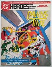 DC Heroes: Pawns of Time - Mayfair Games Softcover 1986 - Preowned